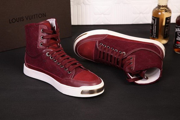 LV High-Top Fashion Men Shoes--065